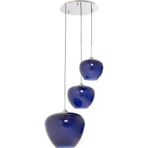 Kare Design Hanglamp Sphere 3 blauw Kare Design Hanglamp Sphere 3 blauw