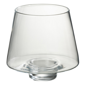 J-Line windlicht Oli – kaarshouder – glas – transparant – large J-Line windlicht Oli – kaarshouder – glas – transparant – large