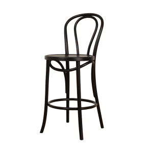 Fameg Vienna Thonet No. 18 houten barkruk black stained – 65 cm Fameg Vienna Thonet No. 18 houten barkruk black stained – 65 cm