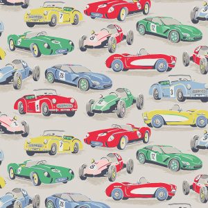 Cath Kidston Vliesbehang – Vintage Cars Multi Cath Kidston Vliesbehang – Vintage Cars Multi