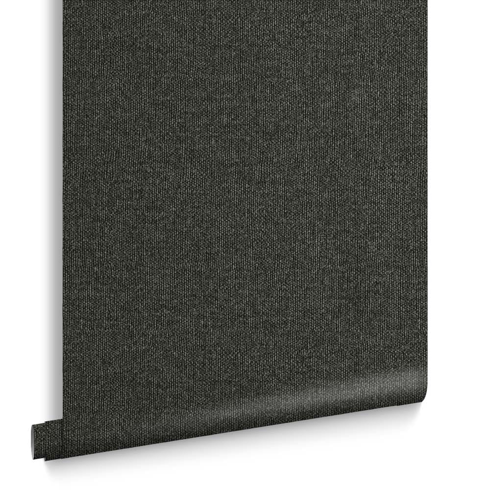 Graham & Brown Vliesbehang met vinyl toplaag - Twill Deep Grey - 10mx5