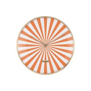 Karlsson wandklok Candy Swirl Dome – oranje – Ø40cm Karlsson wandklok Candy Swirl Dome – oranje – Ø40cm
