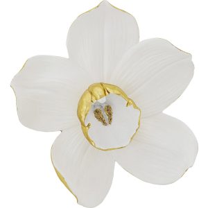 Kare Design Wanddecoratie Orchid Wit 44cm Kare Design Wanddecoratie Orchid Wit 44cm