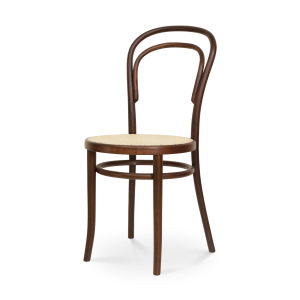 Fameg Vienna Thonet No.14 Houten Bistrostoel Walnoot – Rotan Zitting Fameg Vienna Thonet No.14 Houten Bistrostoel Walnoot – Rotan Zitting