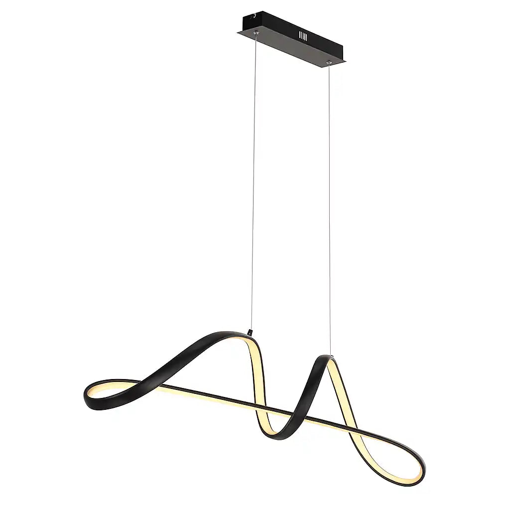 Freelight hanglamp Naromi - 1 lichts - 116 x 150 cm - zwart