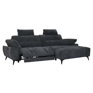Furnhouse chaise longue bank rechts Colorado – Zwart – Stof – 156x268x Furnhouse chaise longue bank rechts Colorado – Zwart – Stof – 156x268x