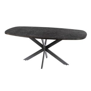 Giga Meubel Eettafel Metallic – Grijs Staal – 180x90x77cm Giga Meubel Eettafel Metallic – Grijs Staal – 180x90x77cm