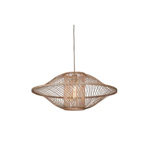 GOOD&MOJO hanglamp MAUI – bruin – Ø70cm GOOD&MOJO hanglamp MAUI – bruin – Ø70cm
