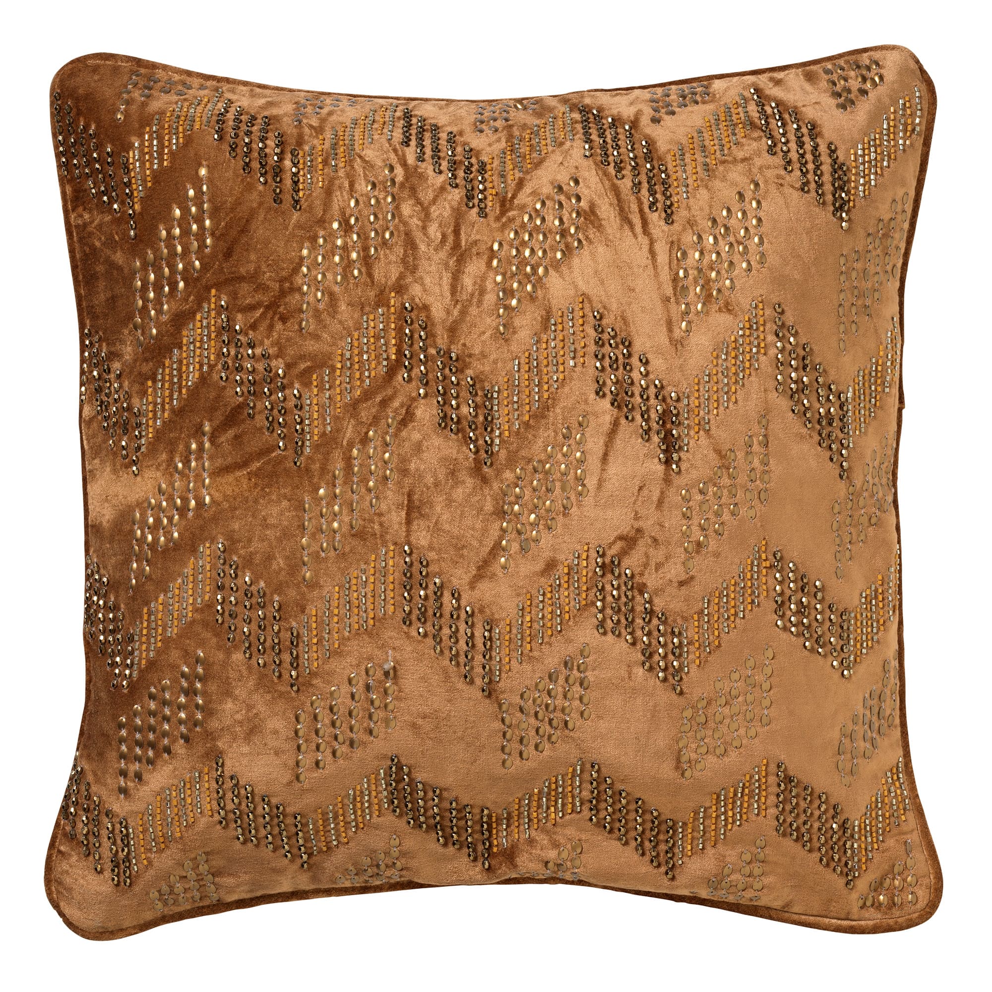 LUCIE | sierkussen 45x45 cm | Tobacco Brown | bruin | Hoii | met duurz