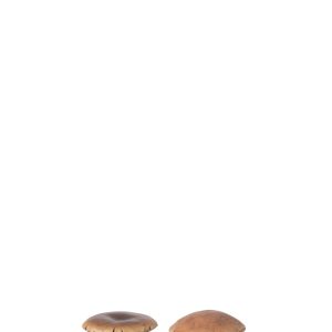 J-Line decoratie Paddenstoel – porselein – wit/bruin – small – 2 stuks J-Line decoratie Paddenstoel – porselein – wit/bruin – small – 2 stuks
