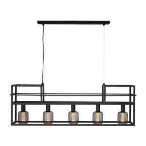 Freelight hanglamp Culinara – 5 lichts – 120 x 160 cm – zwart Freelight hanglamp Culinara – 5 lichts – 120 x 160 cm – zwart
