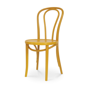 Fameg Vienna Thonet No.14 Houten Bistrostoel Geel Fameg Vienna Thonet No.14 Houten Bistrostoel Geel