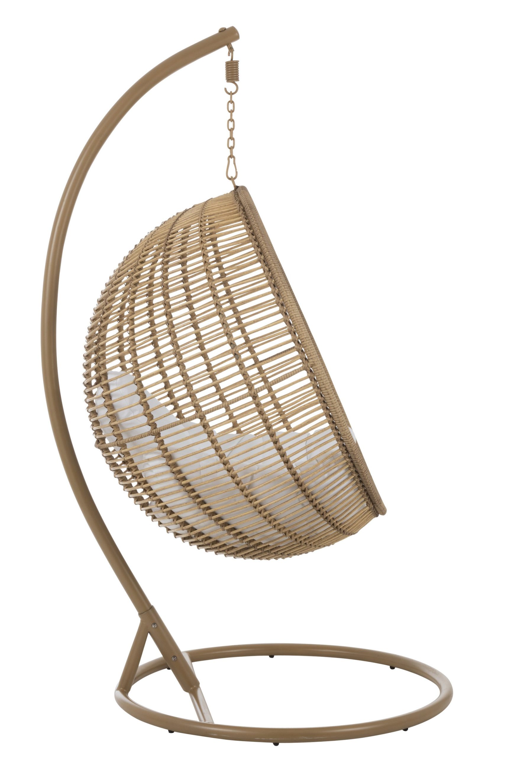 J-Line hangstoel Rond - staal - naturel