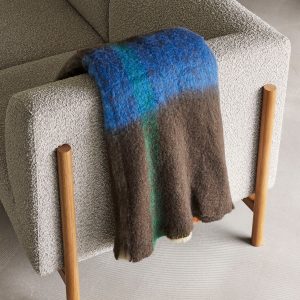 Hübsch plaid Graphic – acryl/polyester/wol – 140x200cm