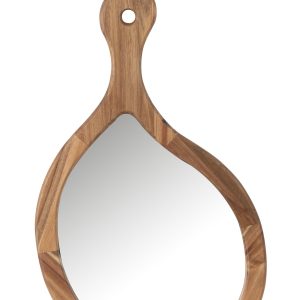 J-Line spiegel Palette – hout/glas – naturel – large – 42 x 72 cm J-Line spiegel Palette – hout/glas – naturel – large – 42 x 72 cm