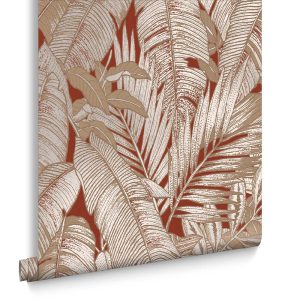 Graham & Brown Vliesbehang – Paradys Alizarin – 10mx52cm