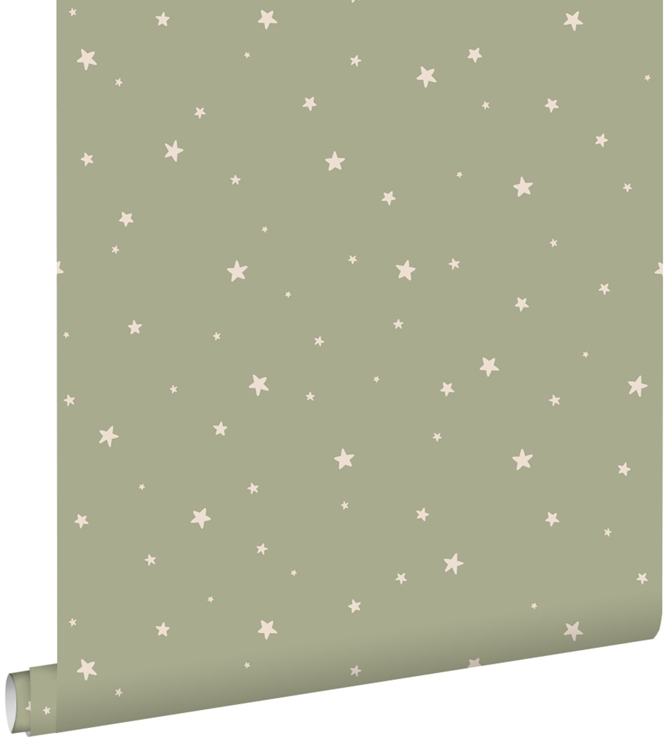 ESTAhome behang sterretjes vergrijsd mintgroen - 53 cm x 10.05 m - 139