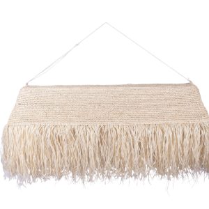Furnilux Furni-Handgemaakte Hanglamp van Sisal en Rafia – Langit 410 –