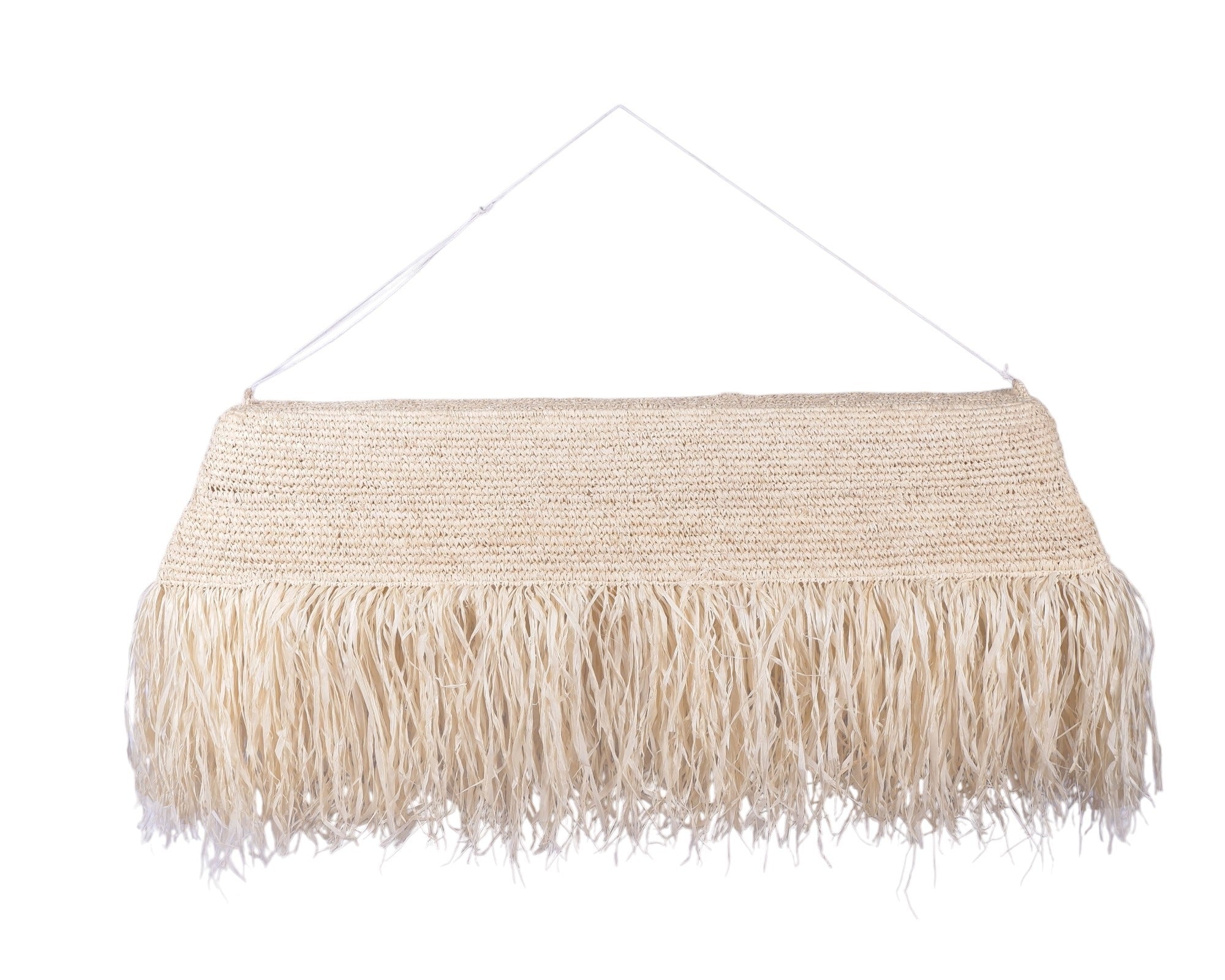 Furnilux Furni-Handgemaakte Hanglamp van Sisal en Rafia – Langit 410 -