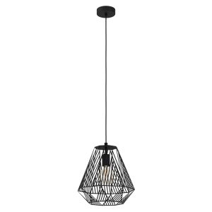 EGLO hanglamp Stype – e27 – ø 33 cm – zwart
