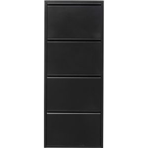 Kare Design Schoenenkast Caruso – zwart – 4 laden Kare Design Schoenenkast Caruso – zwart – 4 laden
