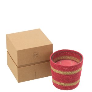 J-Line geurkaars Mand – Tender Roze – roze – small – 45U J-Line geurkaars Mand – Tender Roze – roze – small – 45U