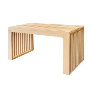 HOME DELUX Houten bank LORA Natuur – 78 cm
