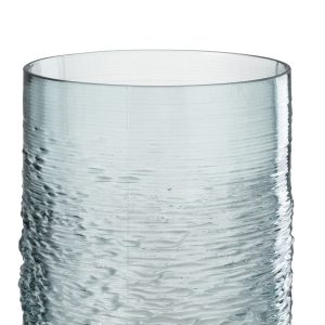 J-Line windlicht Zee – glas – blauw – small J-Line windlicht Zee – glas – blauw – small