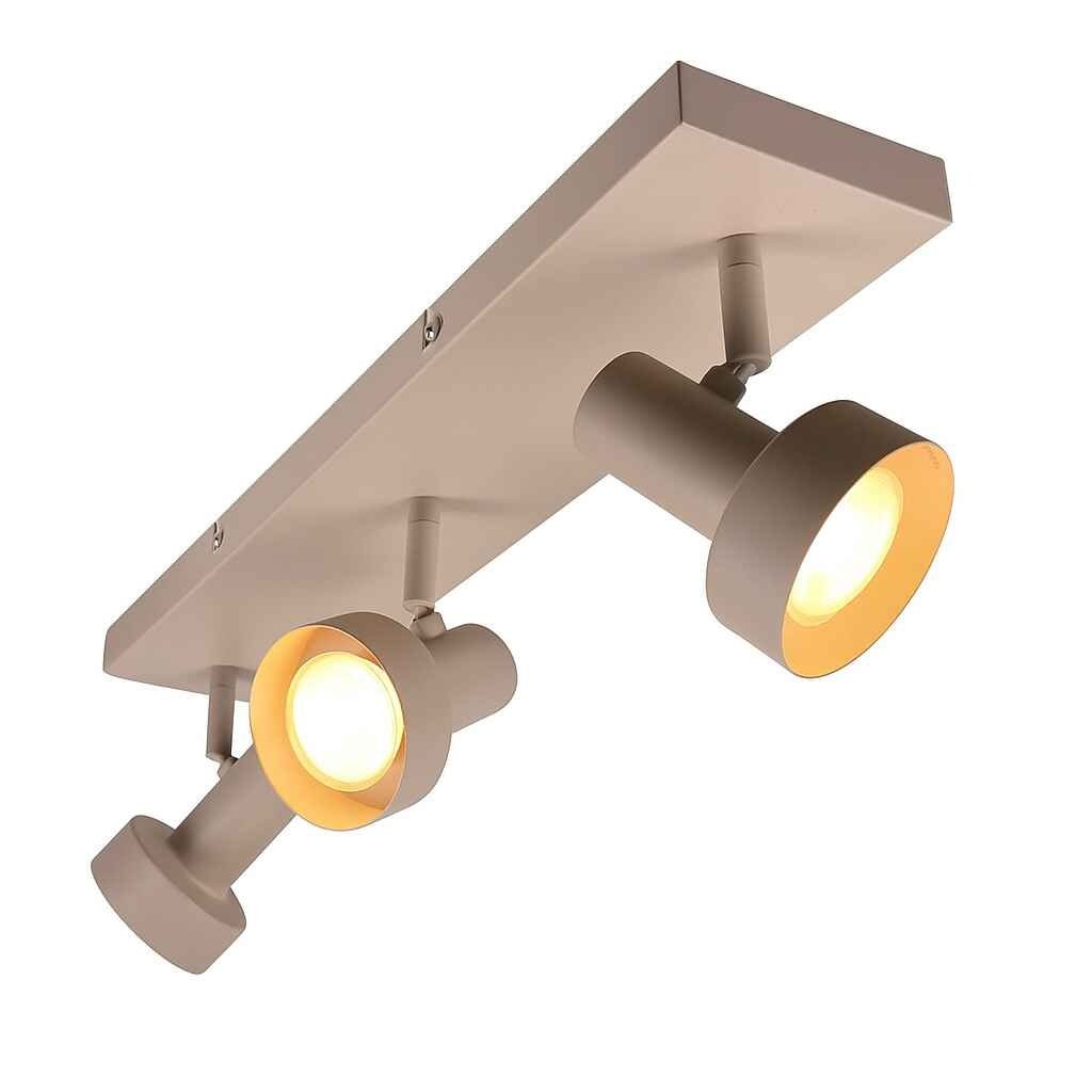 Freelight spot Lunata - 3 lichts - 50 x 15 cm - beige