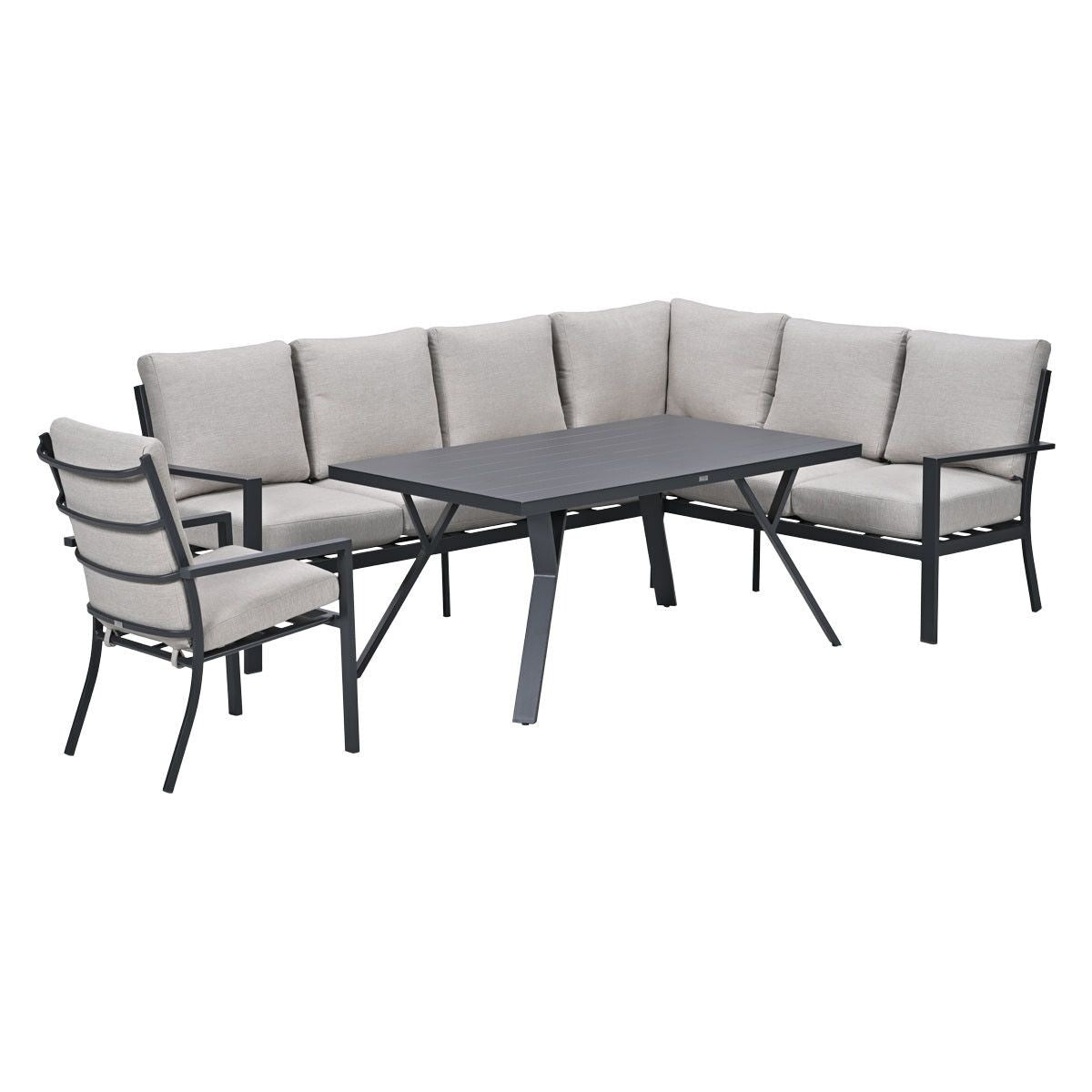 Garden Impressions Lounge dining set Senja 4-delig rechts incl stoel -