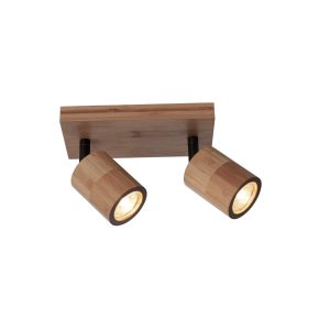 GOOD&MOJO plafonnière Java – bruin – Ø50cm GOOD&MOJO plafonnière Java – bruin – Ø50cm