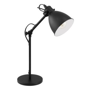 EGLO tafellamp Priddy – e27 – 42,5 cm – zwart/wit EGLO tafellamp Priddy – e27 – 42,5 cm – zwart/wit