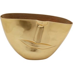 Kare Design Vaas half gezicht goud 46cm Kare Design Vaas half gezicht goud 46cm