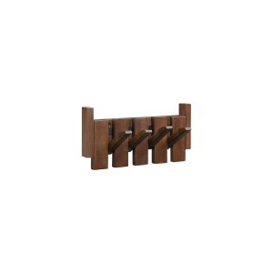 Home Deluxe Kapstok PORTE – 32 x 3,5 x 15 cm, walnoot bruin