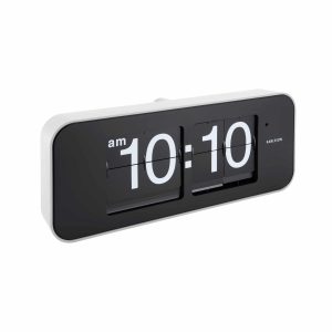 Karlsson wandklok Wide Flip – wit – 40.5x9x16.5cm