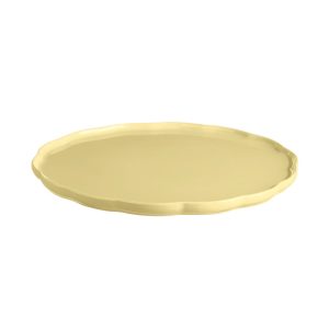 Emile Henry Madeleine Serveerschaal rond – Ø300mm – Vanille Emile Henry Madeleine Serveerschaal rond – Ø300mm – Vanille