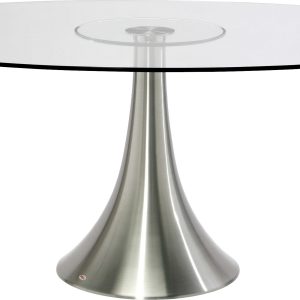 Kare Design Eettafel Grande Possibilita 180x120cm chroom en glas Kare Design Eettafel Grande Possibilita 180x120cm chroom en glas
