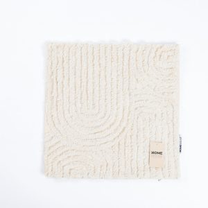 HOME DELUXE Getufte kussenhoes JARA Geometrisch – Crème