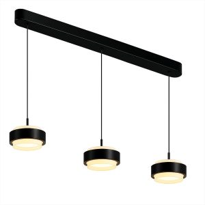 Freelight hanglamp Puleggia – 3 lichts – 90 x 150 cm – zwart Freelight hanglamp Puleggia – 3 lichts – 90 x 150 cm – zwart