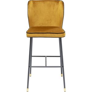 Kare Design Barkruk Irina – oker – fluweel