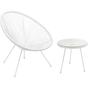 Kare Design Tuinmeubilair Acapulco Mono wit Kare Design Tuinmeubilair Acapulco Mono wit