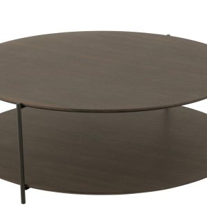 J-Line salontafel Rond – metaal – donkerbruin – large J-Line salontafel Rond – metaal – donkerbruin – large