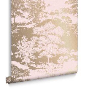 Graham & Brown Vliesbehang – Meadow Rose Gold – 10mx52cm