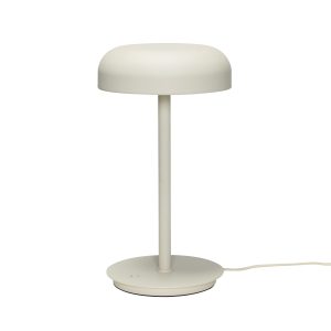 Hübsch tafellamp Velo – ijzer/polycarbonaat – ø20xh37cm, integreret
