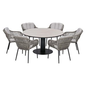 Garden Impressions Tuinset Patricia 7-delig – Leona tuintafel Ø150 cm Garden Impressions Tuinset Patricia 7-delig – Leona tuintafel Ø150 cm