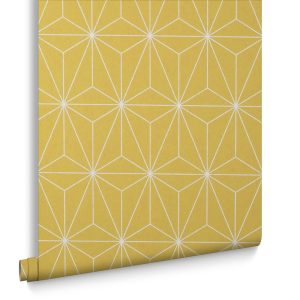 Graham & Brown Vliesbehang – Prism Yellow – 10mx53cm