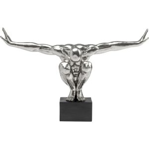 Kare Design Woonaccessoires Athlete XL 100cm zilver Kare Design Woonaccessoires Athlete XL 100cm zilver