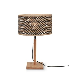 GOOD&MOJO tafellamp Java – bruin – Ø32cm