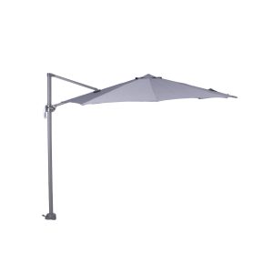 Hawaii parasol S – Ø300 cm – carbon black – licht grijs Hawaii parasol S – Ø300 cm – carbon black – licht grijs