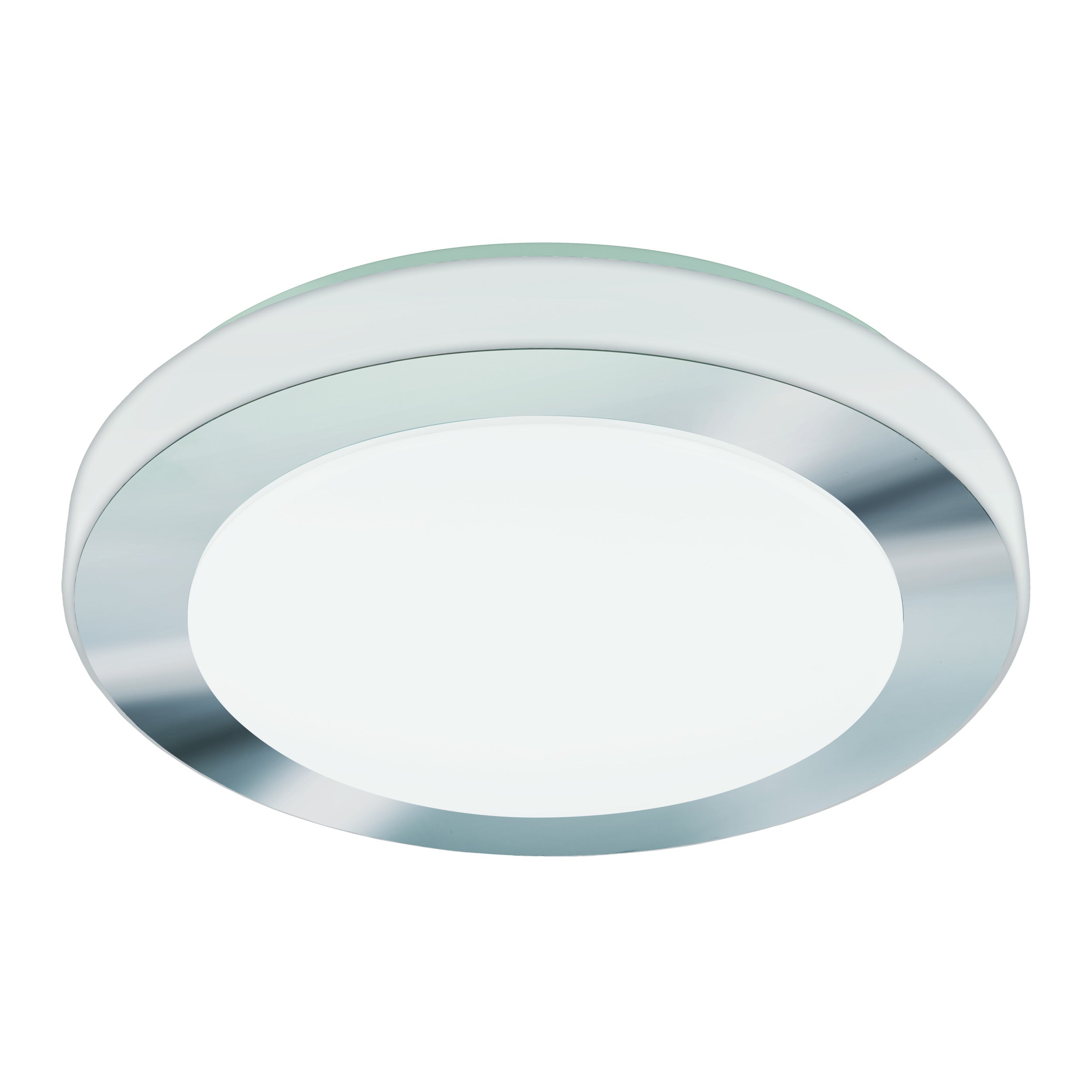 EGLO wand/plafondlamp Led Carpi - ø38,5cm - wit, chroom